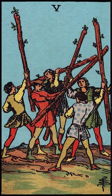 Five of Wands