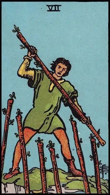 Seven of Wands